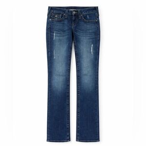True Religion 25x35 Disco Becky Jeans 0286 blue low rise